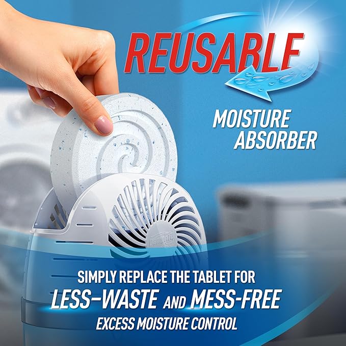 DampRid Moisture Absorber Drop-In Tablet Refill Pack, Fresh Scent, 15.8 oz. - Image 3