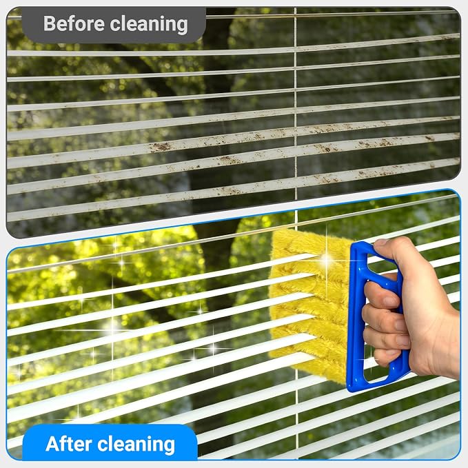 3pcs Window Blind Cleaner Duster Tool, 2026 New Cleaning Tools, 7 Fingers - Image 3