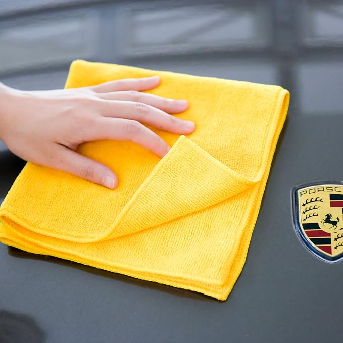 CARCAREZ Premium Microfiber Detailing Towels, 340 GSM Lint Free Car Buffing - Image 7