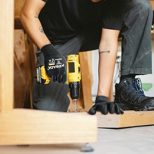 Kebada W1 Safety Work Gloves, PU Coated Touch Screen Work Gloves - Image 4