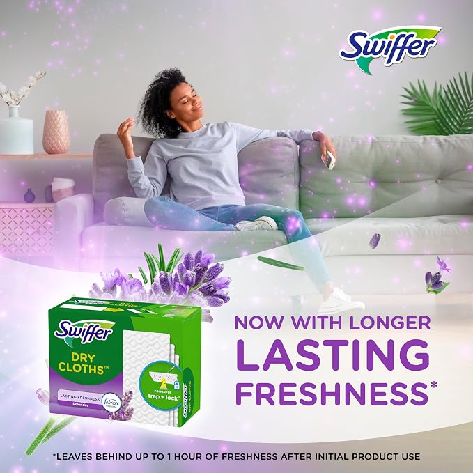 Swiffer Sweep + Mop, Dry Pads Refill, Floor Cleaner - Image 5