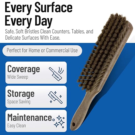 SPARTA Handheld Soft Counter Brush 8 Inch Bristle Span, Countertops, and - Image 4
