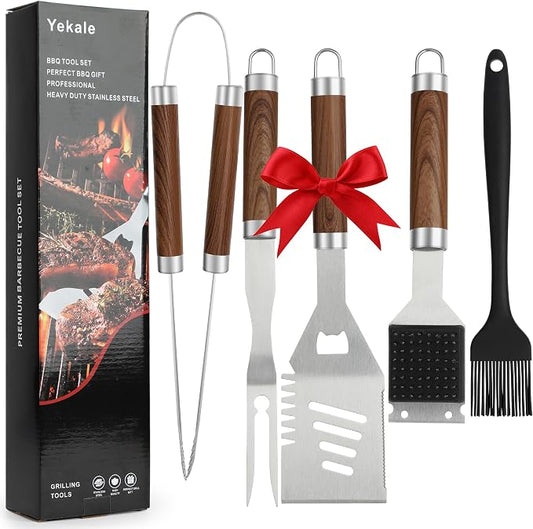 BBQ Grill Accessories Set, Grill Tools Grilling Accessories Grilling Gifts by Yekale