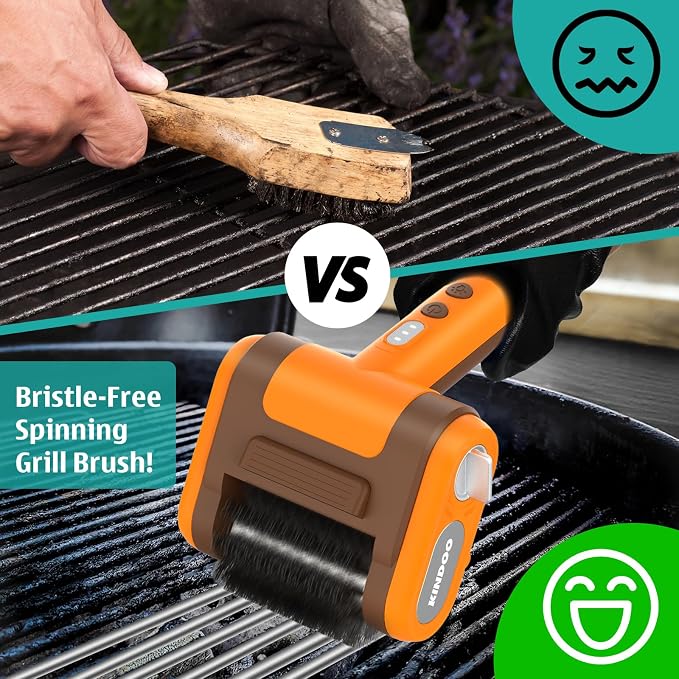 Electric Rechargeable Grill Brush, Grill Cleaner - Image 3