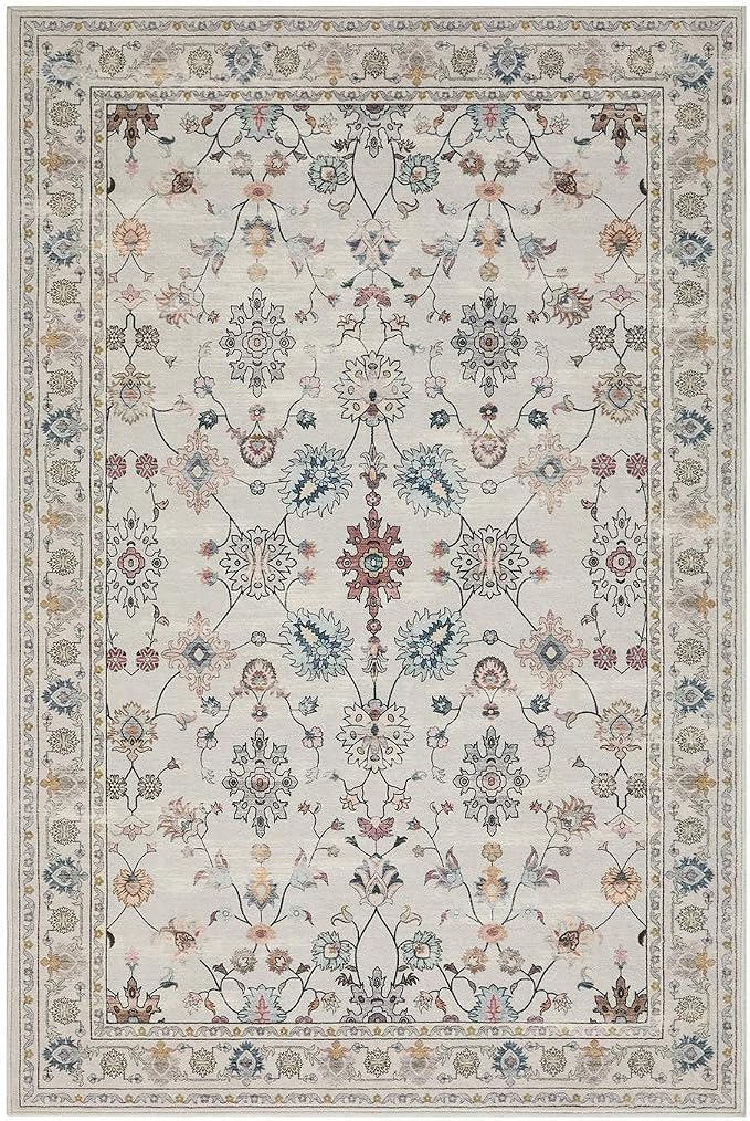 Door Mat Floral Entryway Rug, Washable Samll 2x3 Rug, Boho Front Door Mat - Image 9