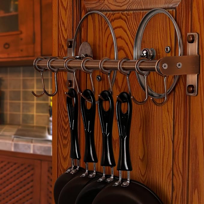 Dseap Kitchen Hooks for Hanging Utensils, Hanging Pot Rack, Kitchen Utensil - Image 5