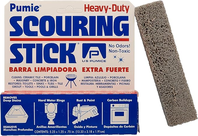 PUMIE 3 Pack Scouring Stick, Toilet Bowl Ring Remover, Heavy Duty Extra Strong - Image 5