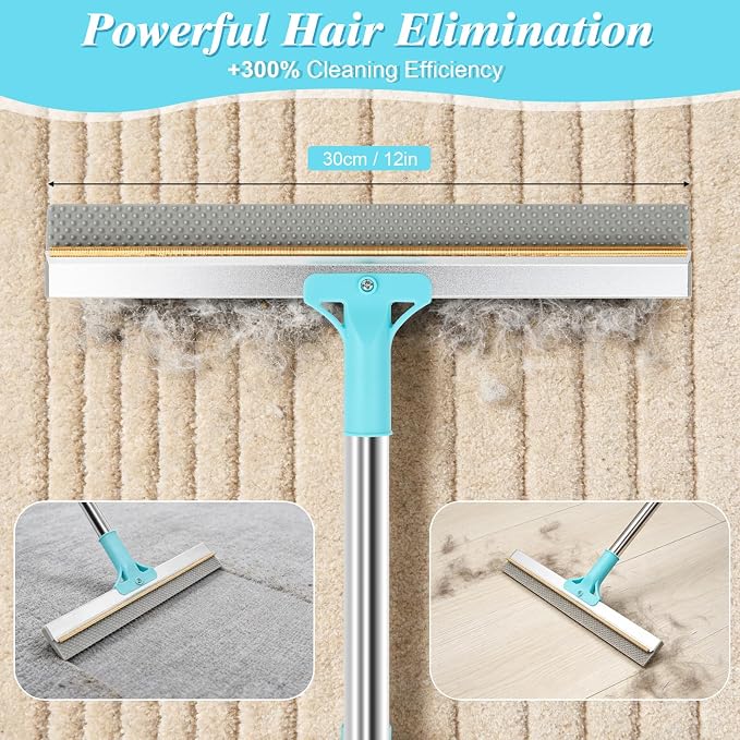 4 in 1 Carpet Rake for Pet Hair Removal - Image 6