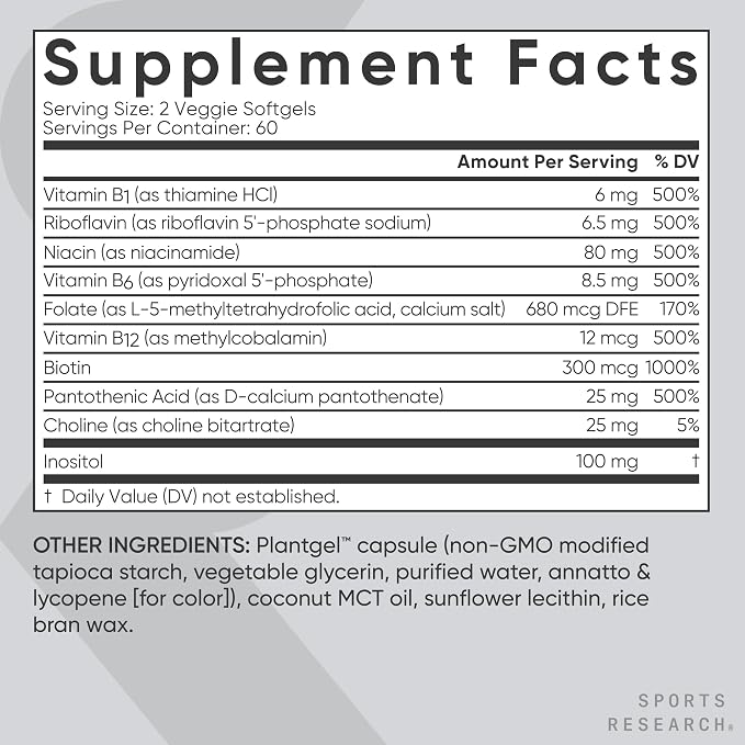 Sports Research® Vitamin B-Complex - Image 4