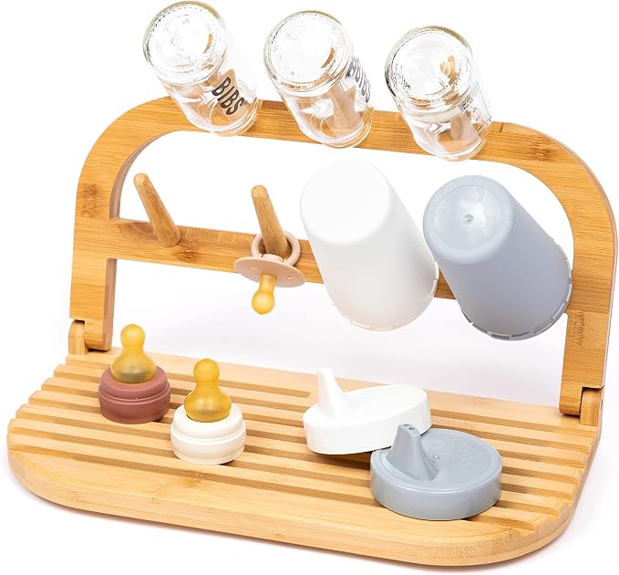 Sydney's Season Bottle Drying Rack Space Saving, Travel Bottle Cleaner Kit by Sydney%27s+Season