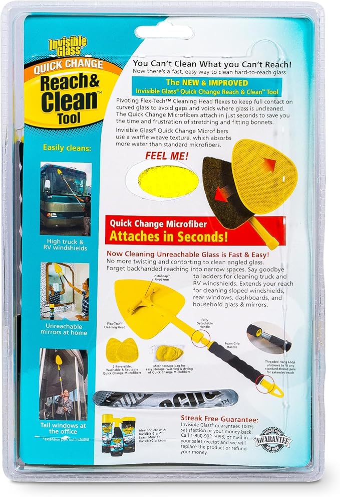 Invisible Glass 95160 Reach & Clean Windshield Cleaning Tool and Car Window - Image 3