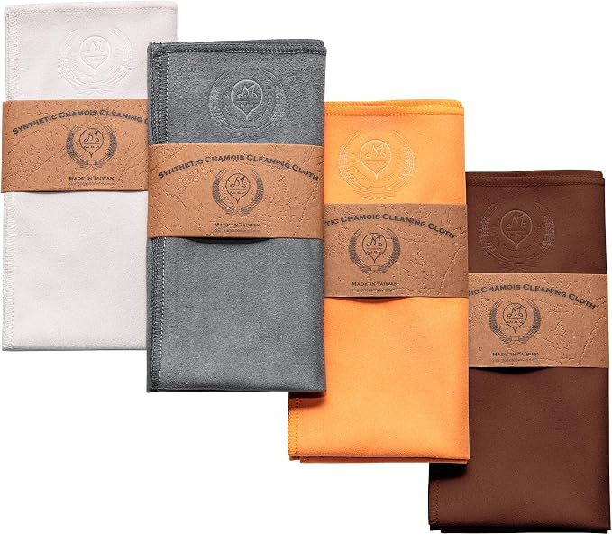 MI&VI Synthetic Chamois Microfiber Instrument Cleaning & Polishing Cloth by MIVIMusic