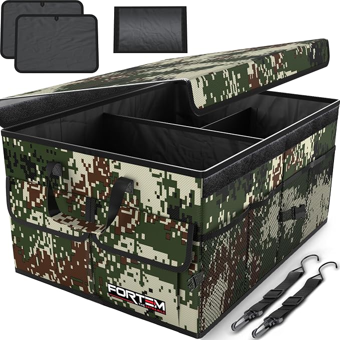 FORTEM Trunk Organizer For SUV Car Trunk Organizer, Foldable Storage, Car by FORTEM