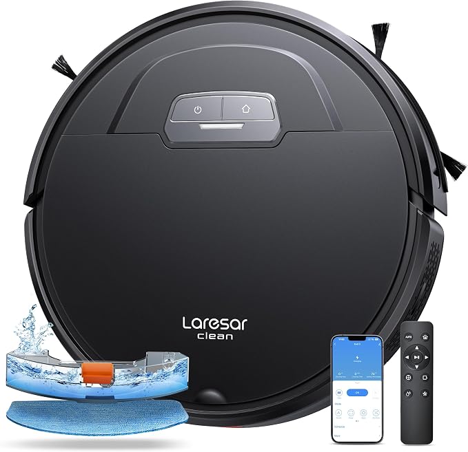 Robot Vacuum and Mop by LaresarClean