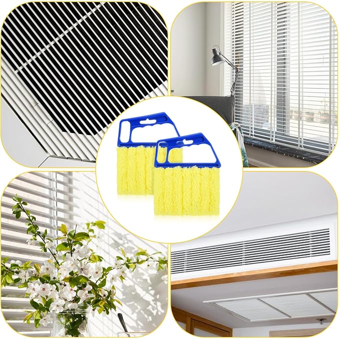 JIEYAO 2PCS Blind Cleaner Tools, Microfiber Window Blind Duster Washable - Image 7
