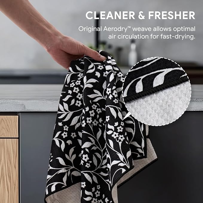 RECYCO Waffle Kitchen Towel Set of 2 - Image 4