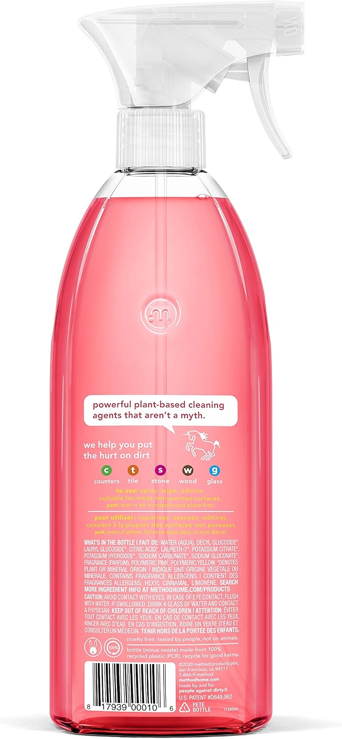 Method All-Purpose Cleaner Spray, Plant-Based and Biodegradable Formula Perfect - Image 2