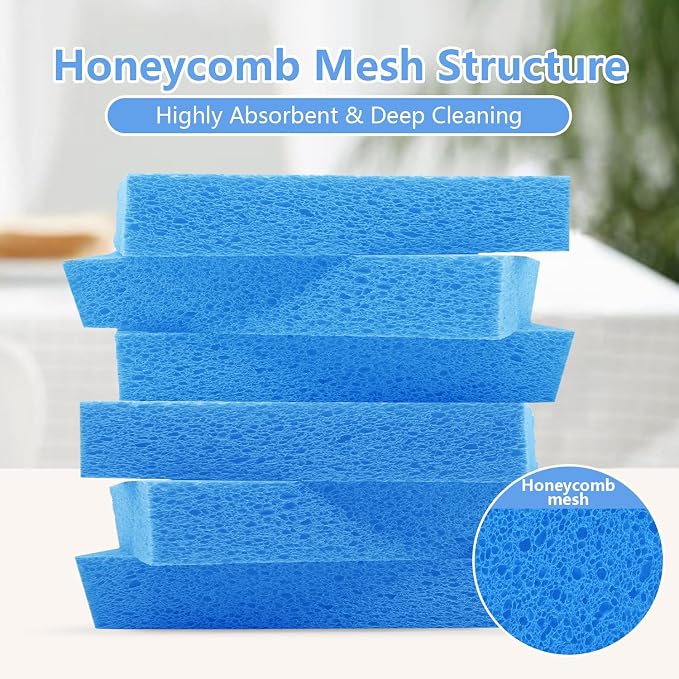 Cellulose Sponges, Large Size 4" x 6" x 1" - Image 4