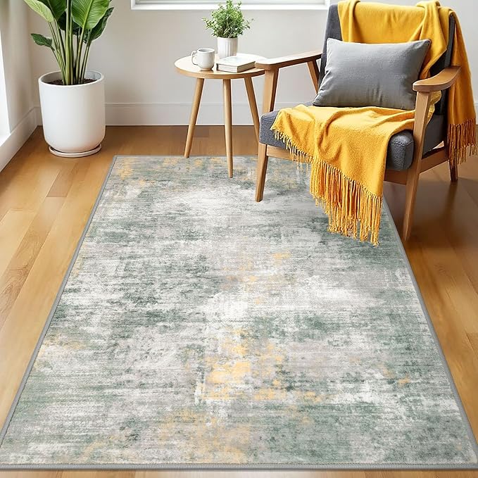 IOHOUZE Abstract Area Rug 3x5 Ft Washable Rugs - Image 8