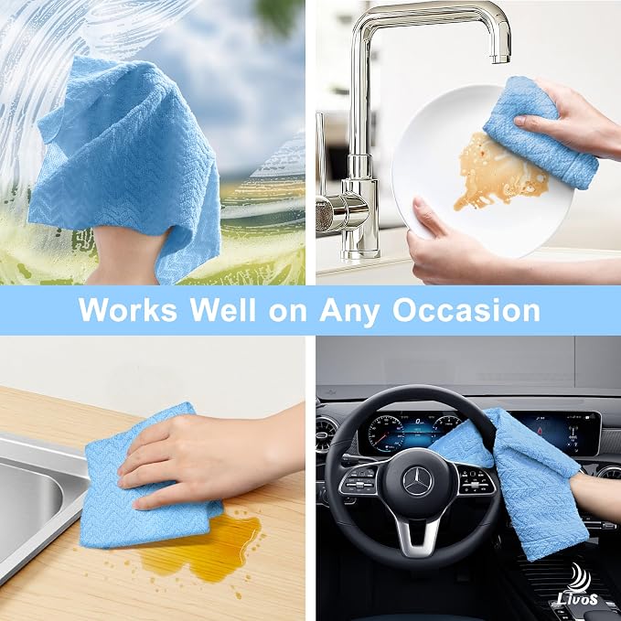 LIVOS Microfiber Cleaning Cloth Roll - Image 7