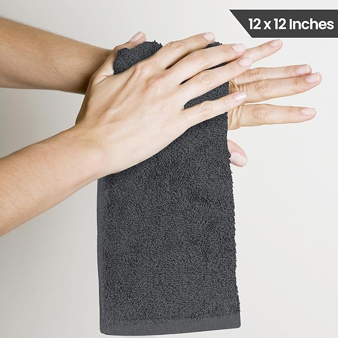Utopia Towels 24 Pack Cotton Washcloths Set, 100% Ring Spun Cotton, Highly - Image 3
