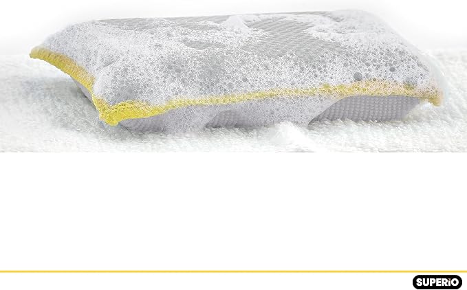 Microfiber Dish Sponge – Non-Scratch Kitchen Scrubber, Heavy-Duty Household - Image 5