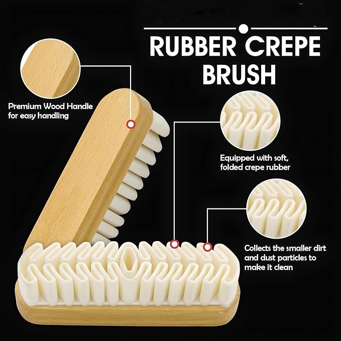 Crepe Suede Rubber Brush for Cleaning Snow Boots – 2025 Upgrade No Water Needed - Image 5