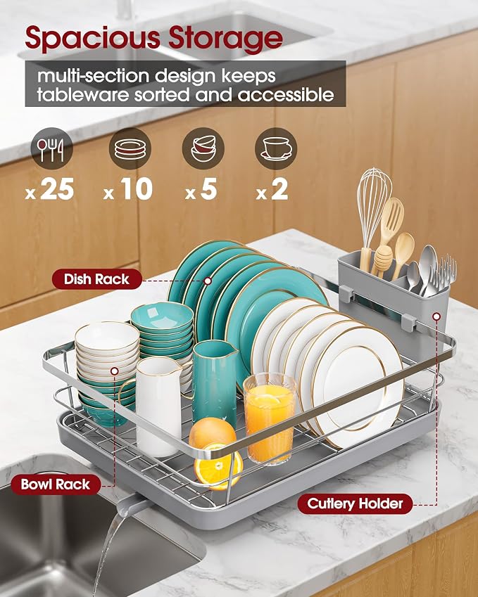 Stainless Steel Dish Drying Rack - Image 2