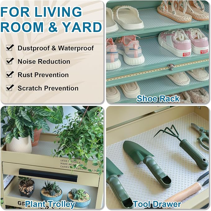 Shelf Liners 14 in x 20 ft EVA Drawer Mats, Non-Adhesive Cupboard Protector - Image 6