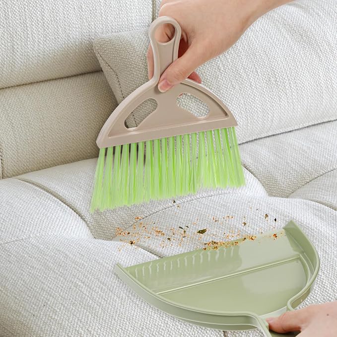 9 Pcs Small Dustpan and Brush Set Mini Broom and Dustpan Set - Image 6