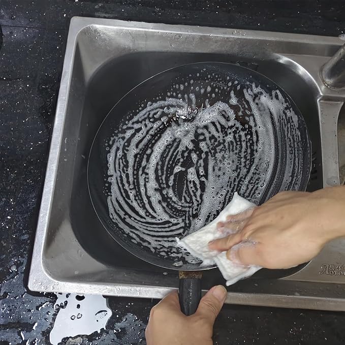 New thickened double-sided metal wire dishwashing cloth, suitable - Image 3
