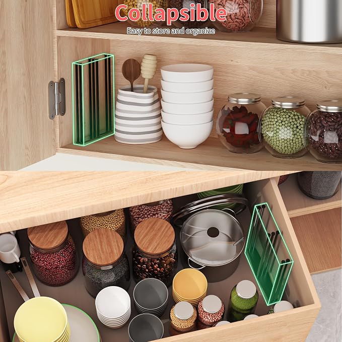 Collapsible Bottle Drying Rack, Baby Bottle Drying Rack, Foldable Cup Draining - Image 3