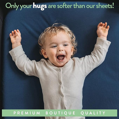 Bedside Sleeper Bassinet Sheets for 32 x 19 Inch Mattress Pad – Compatible with Ronbei, Pamobabe, Nordmiex Bassinet – 100% Jersey Cotton – Light + Dark Grey – 2 Pack