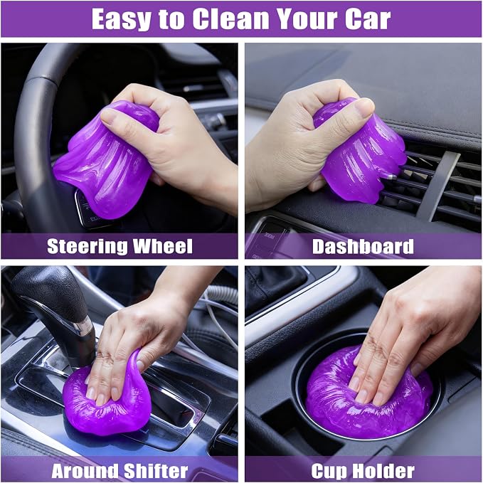 AUTODECO Windshield Cleaner Tool, Detailing Brush, Car Cleaning Kit Interior - Image 5