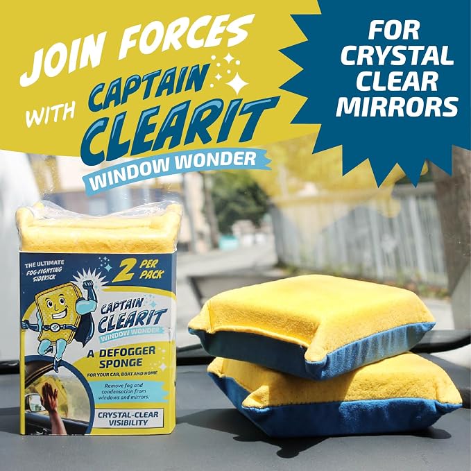 Sponge - Window Cleaner Tool for Car Windshield, Glass - Non-Scratch, Super - Image 2