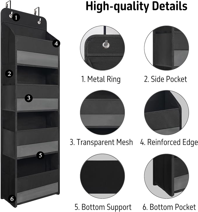Over The Door Hanging Organizer - Image 4