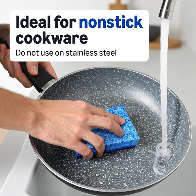 Amazon Basics Non-Scratch Dual-Sided Sponges - Image 3