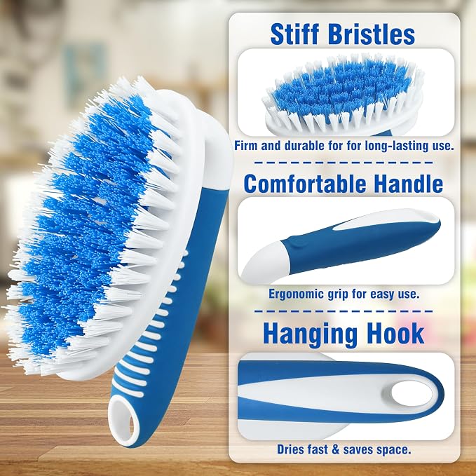 PHYEX Scrub Brush, 2 Pack Household Cleaning Brushes - Image 6