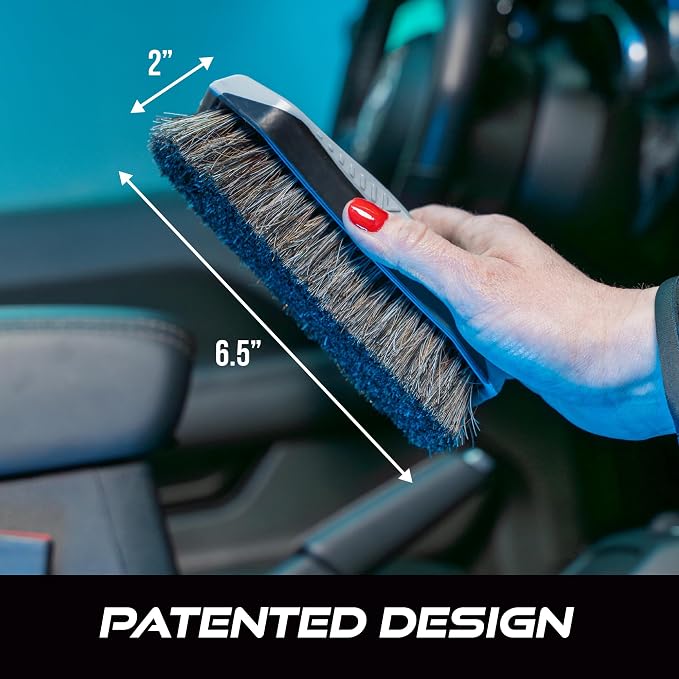VIKING Leather Cleaner Brush, Horsehair Bristles - Image 6