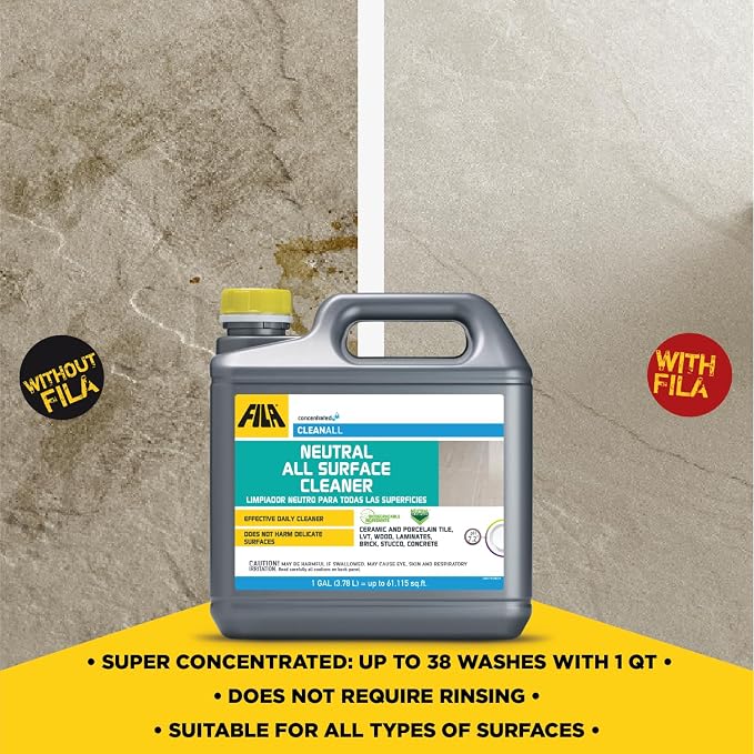 FILA Surface Care Solutions CLEANALL Neutral All Surface Cleaner, 1 Gallon - Image 5