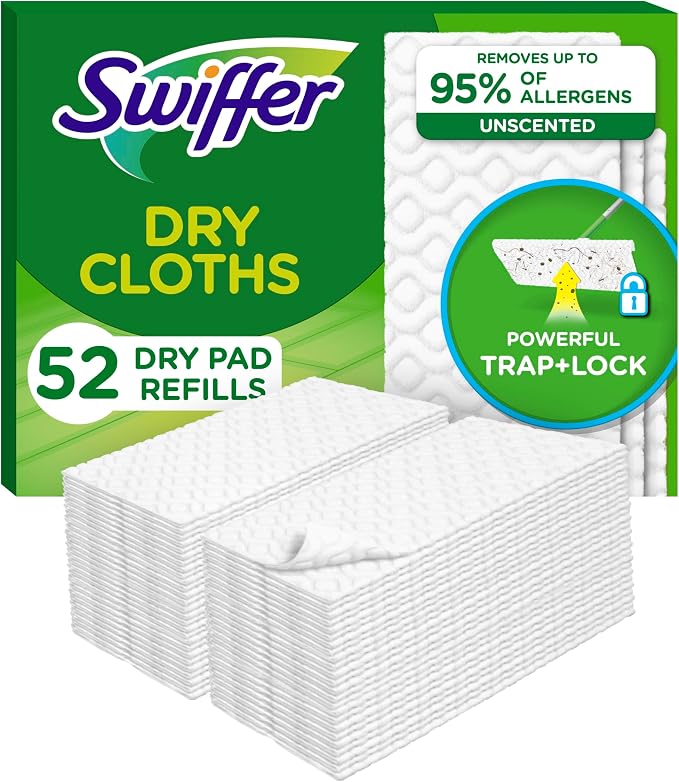 Swiffer Sweep + Mop, Dry Pads Refill, Floor Cleaner by Swiffer