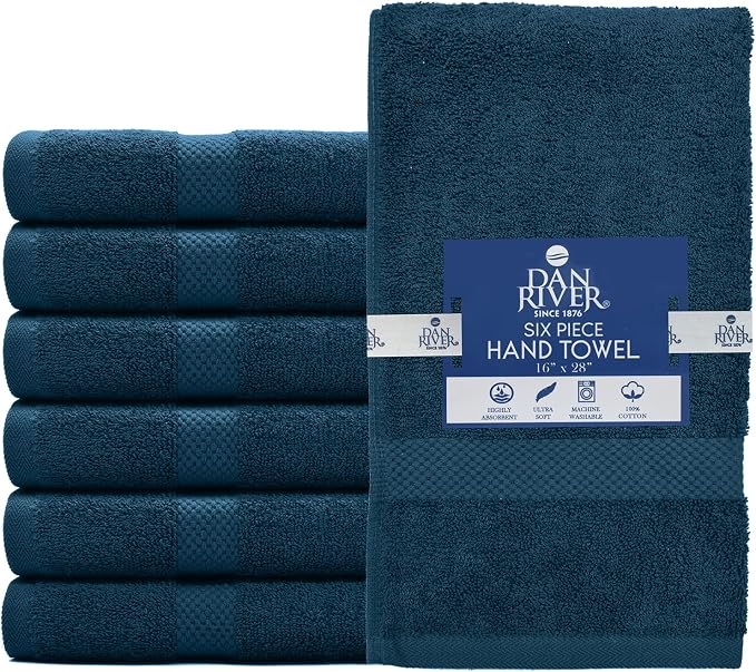 DAN RIVER 6-Pack Premium Hand Towels - Image 6
