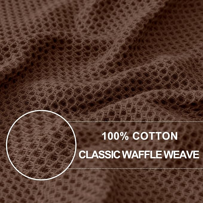 Homaxy 100% Cotton Waffle Weave Kitchen Dish Cloths, Ultra Soft Absorbent Quick - Image 2
