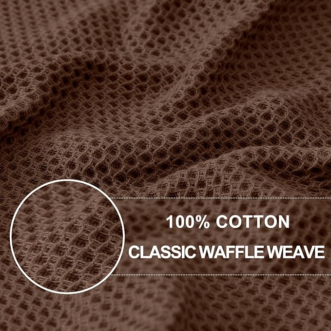 Homaxy 100% Cotton Waffle Weave Kitchen Dish Cloths, Ultra Soft Absorbent Quick - Image 2