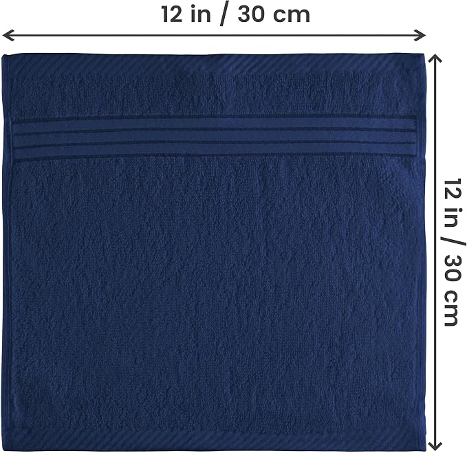 Utopia Towels Wash Cloths Set, 12 by 12 Inches, 100% Cotton Ring Spun, Highly - Image 2