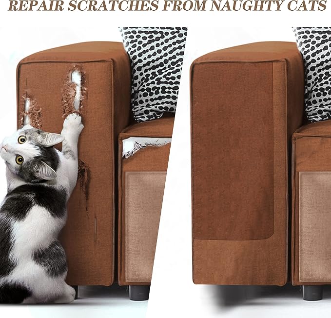Azobur Sofa Fabric Repair Patch, Oversized Microfiber Patch，Self Adhesive - Image 7