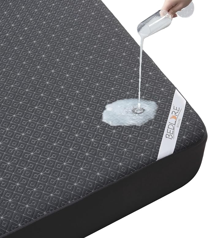 BEDLORE Waterproof Twin XL Mattress Protector, Noiseless Mattress Cover - Image 9
