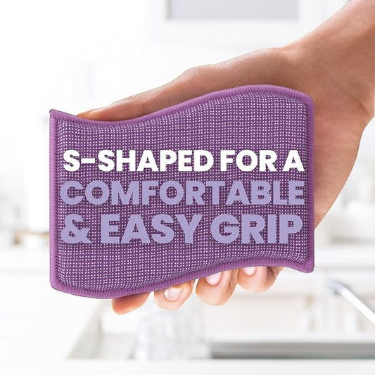 Scotch-Brite Stay Clean Scrubber Pads, Non-Scratch Dish Sponges - Image 2