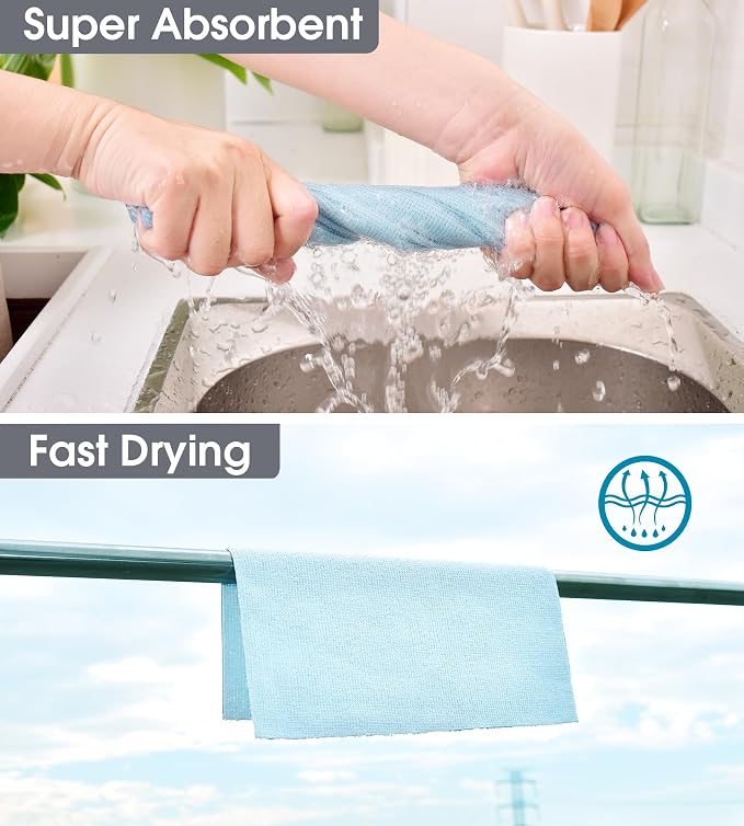KitchLife Microfiber Cleaning Cloth Roll - Image 4