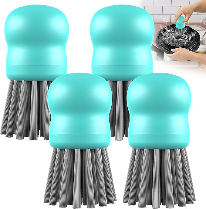 Mini Dish Brush for Cleaning Chicken Shredder, Palm Brush Dish Scrubber by SURETIVIAN